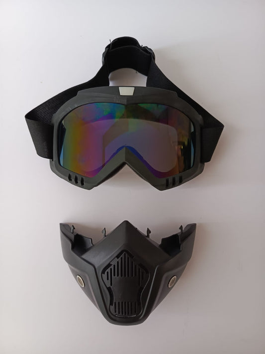 Gray helmet for bikers