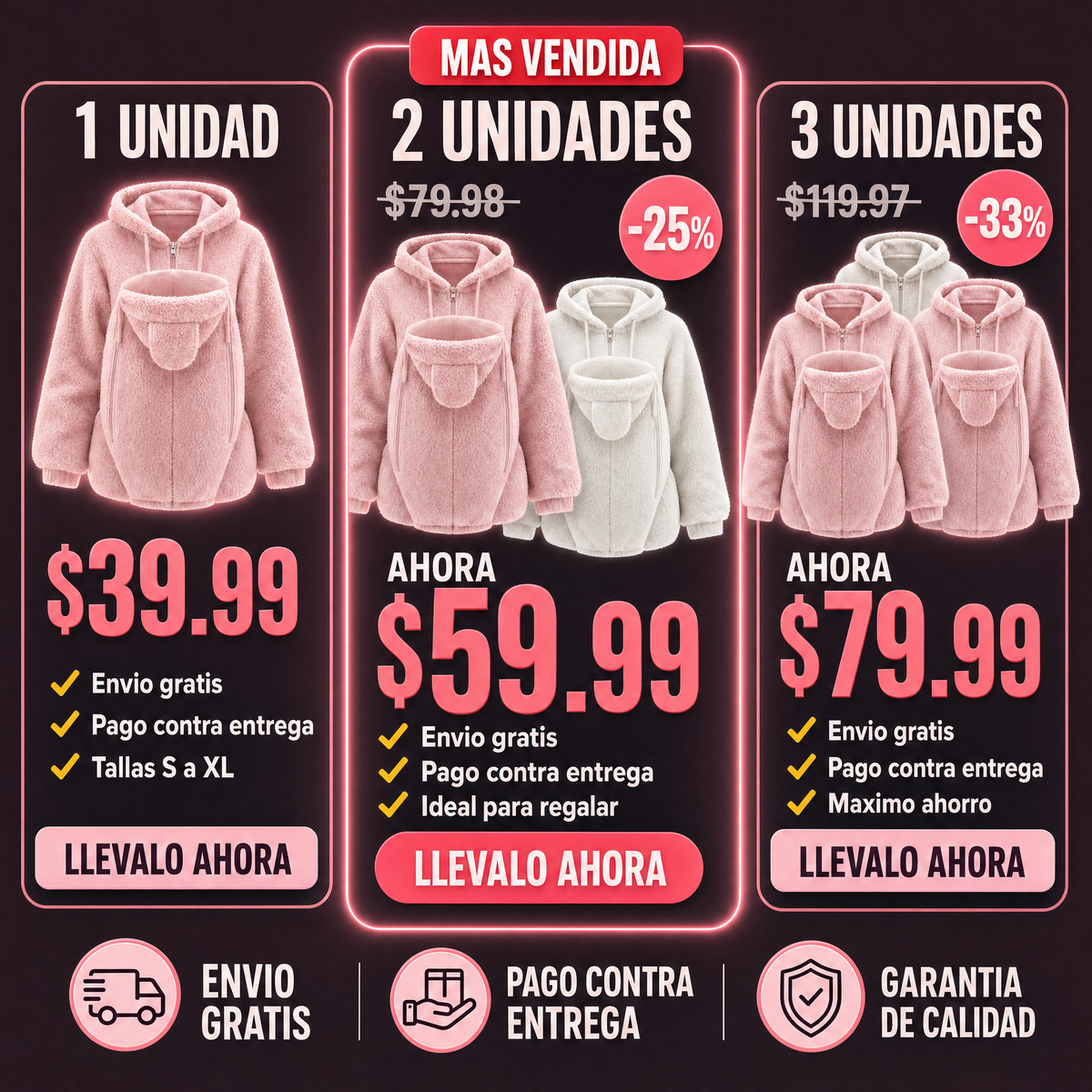 Chompa Porta Bebes - ofertas